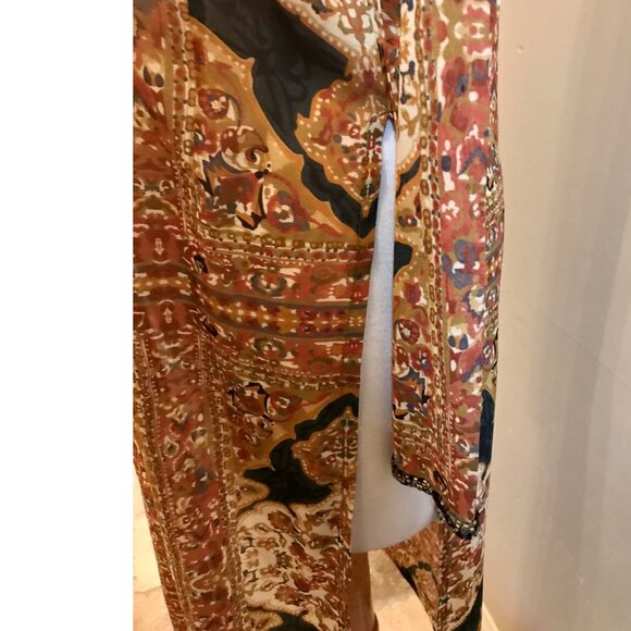 Calypso St Barth Beaded Dallion Tunic Top - Picture 4 of 8